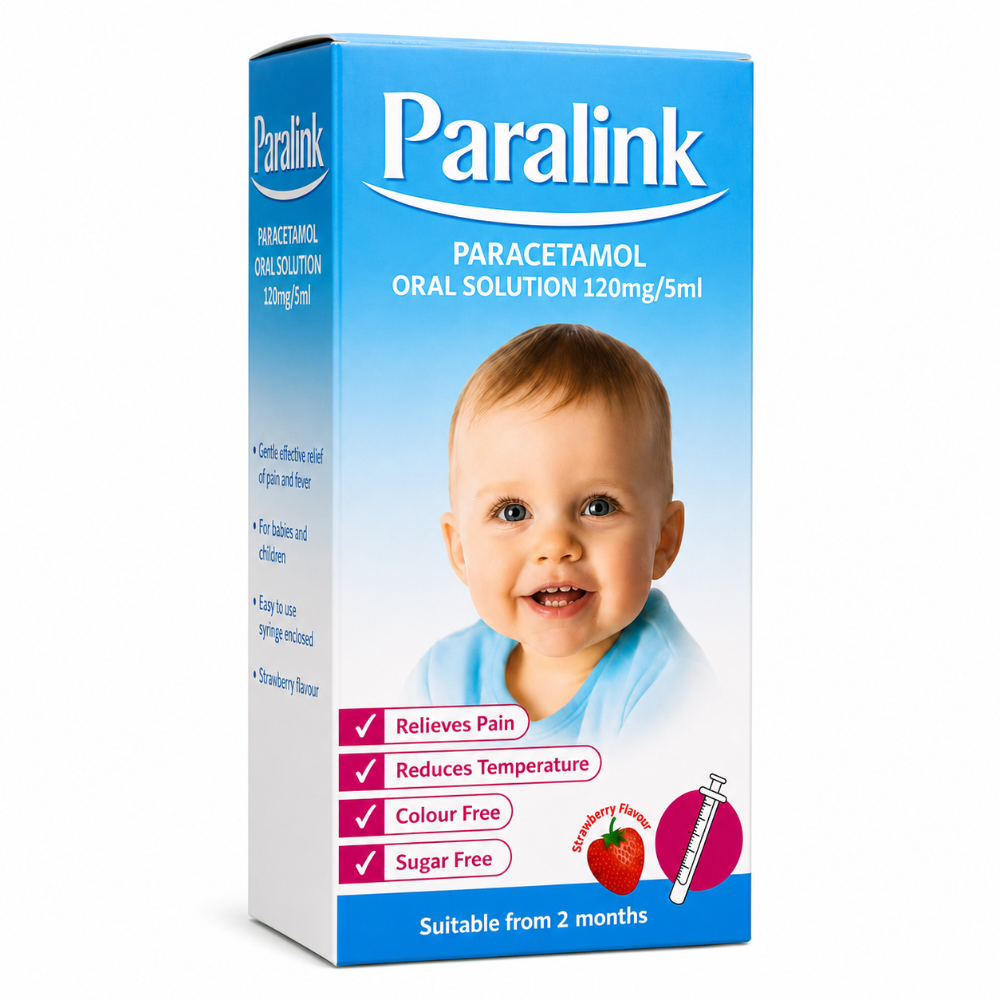 Paralink Paracetamol 120mg/5ml Solution - 100ml