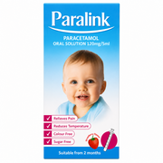 Paralink Paracetamol 120mg/5ml Solution - 100ml