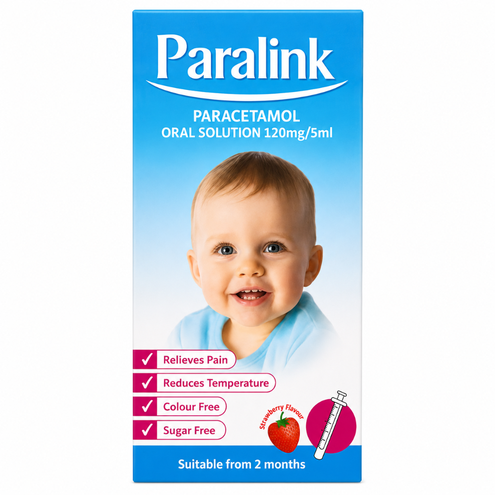 Paralink Paracetamol 120mg/5ml Solution - 100ml