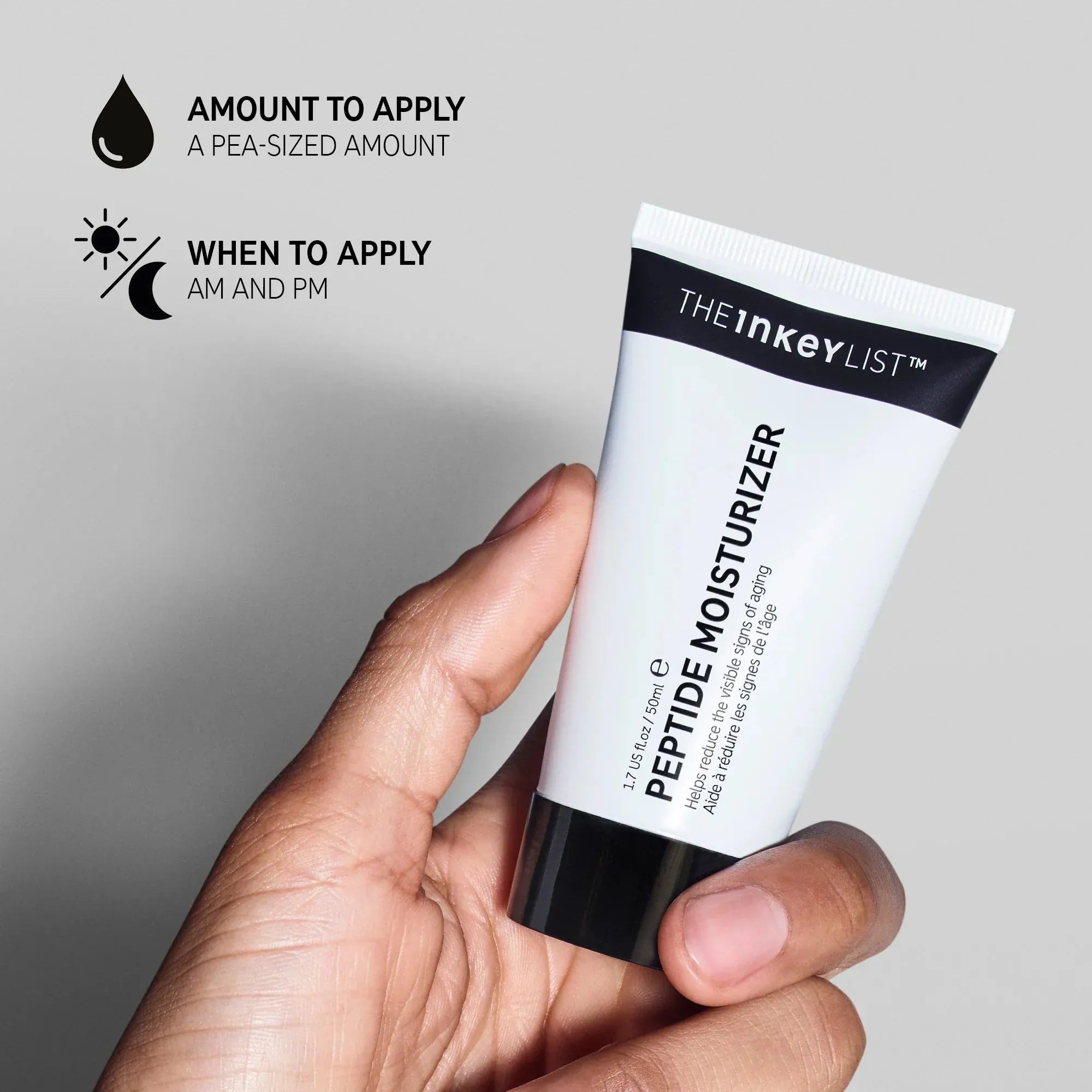 The Inkey List Peptide Moisturizer - 50ml