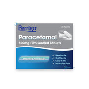 Perrigo Paracetamol 500mg Film Coated Tablets 24 Pack