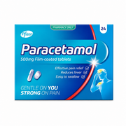 Pfizer Paracetamol 500mg Film Coated Tablets 24 Pack