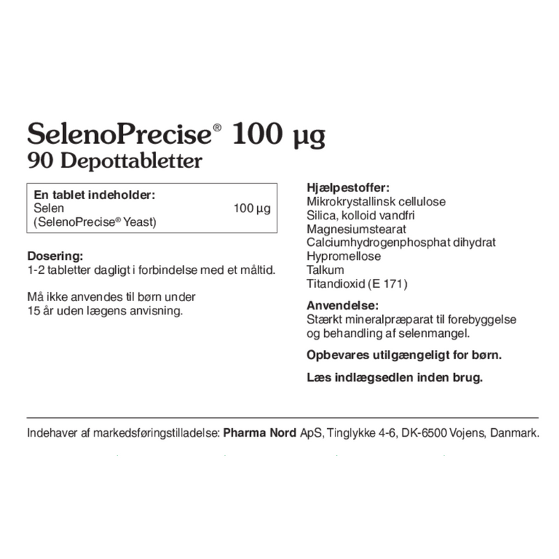 Pharma Nord BioActive SelenoPrecise 100ug - 60 Pack