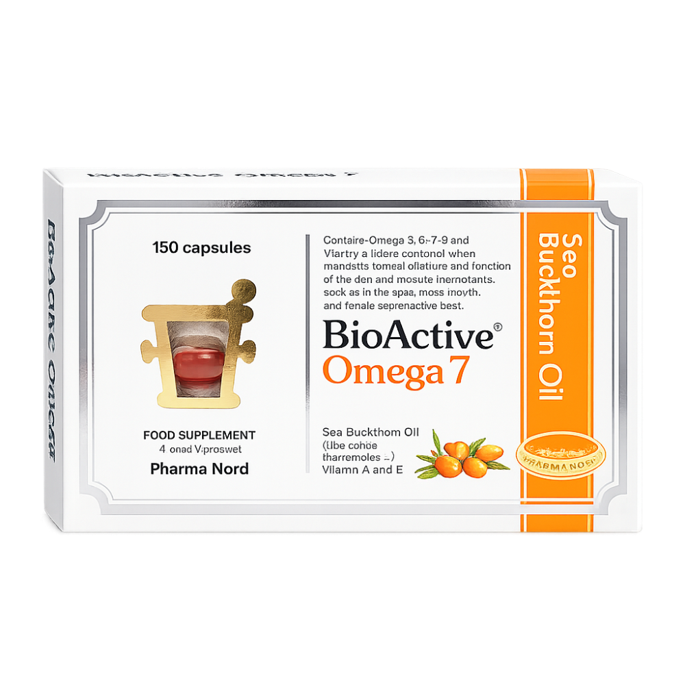 Pharma Nord BioActive Omega 7 Sea Buckthorn Oil Capsules - 150 Pack
