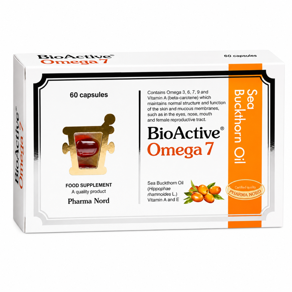 Pharma Nord BioActive Omega 7 Sea Buckthorn Oil Capsules - 60 Pack