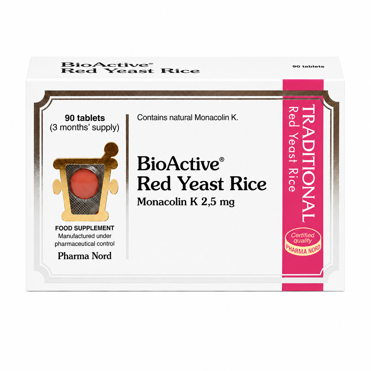 Pharma Nord Bioactive Red Yeast Rice - 90 Pack