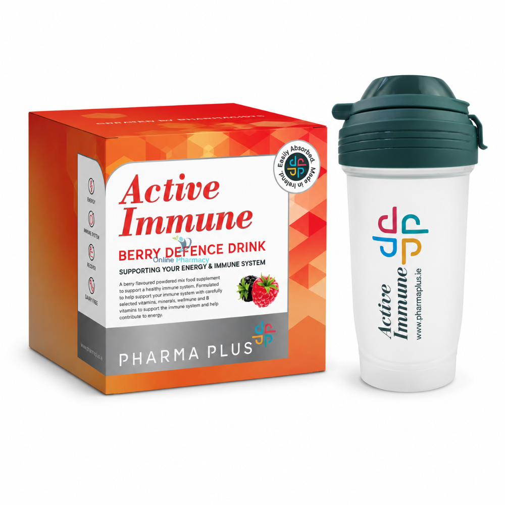 Pharma Plus Active Immune Berry Defence + Shaker Bundle