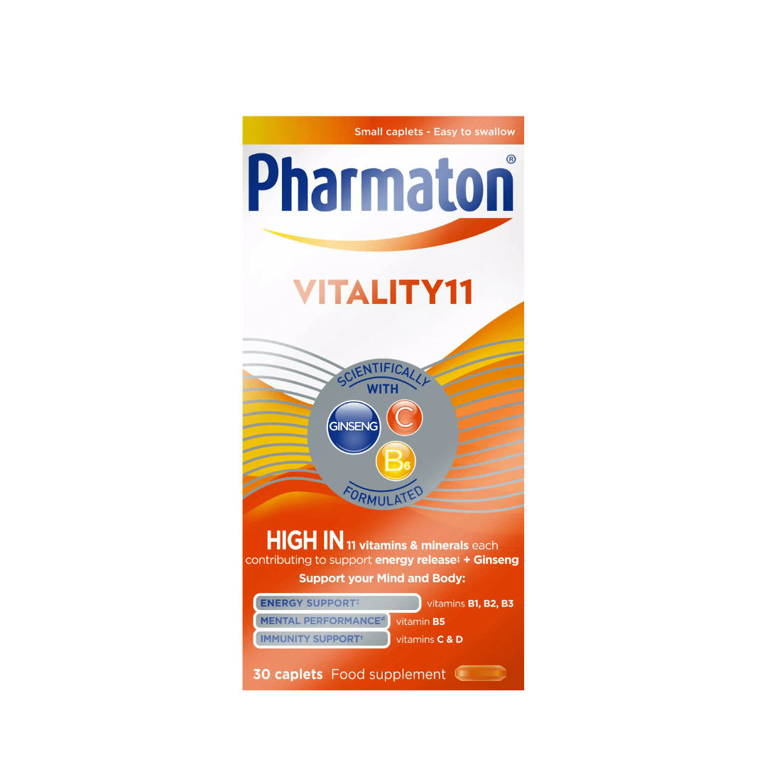 Pharmaton Vitality 11 Multivitamins - 30 Caplets