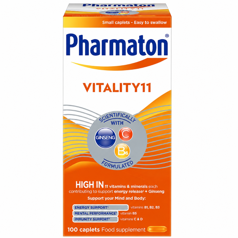 Pharmaton Vitality 11 Multivitamins - 100 Caplets