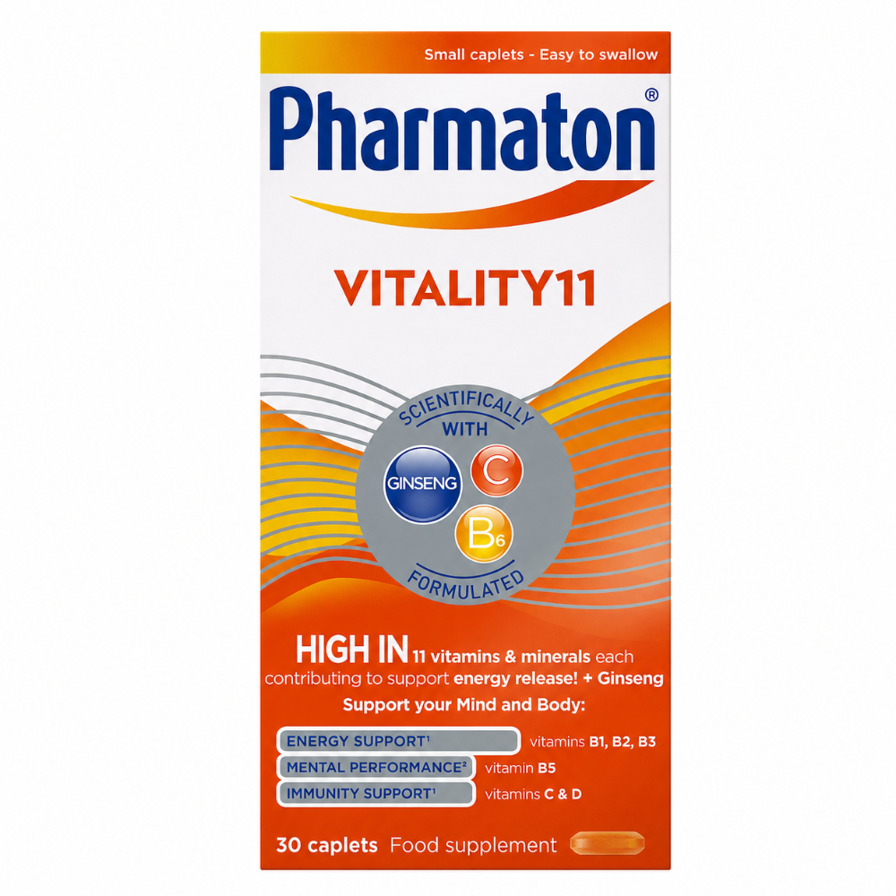 Pharmaton Vitality 11 Multivitamins - 30 Caplets