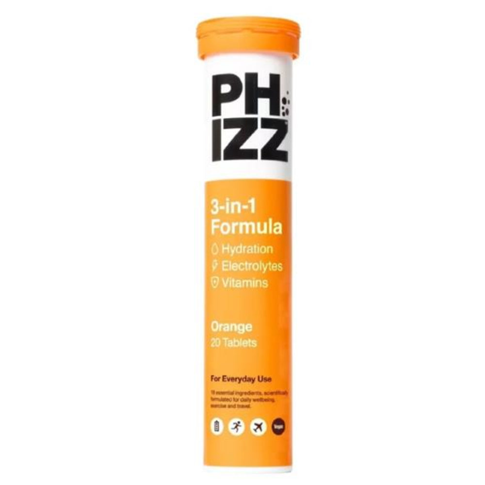 Phizz Orange 3In1 Effervescent - 20 Tablets