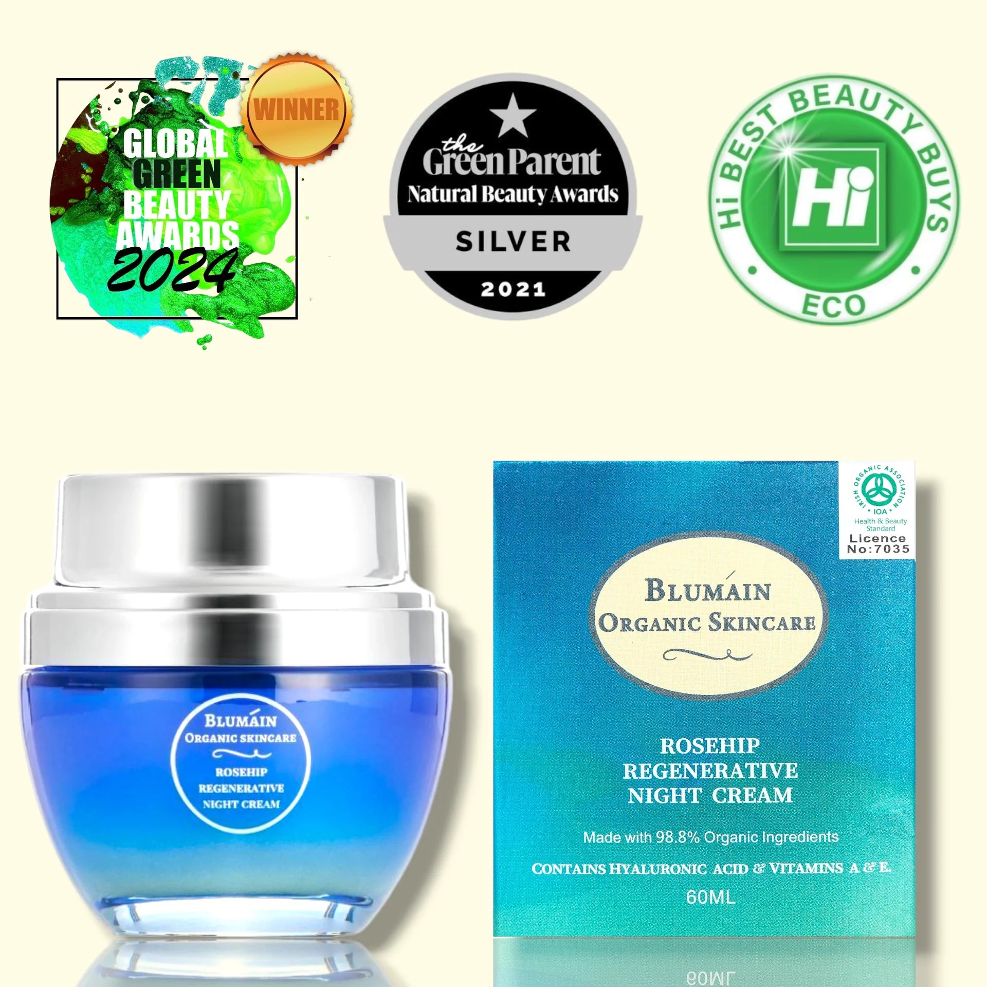 Blumain Rosehip Regenerative Night Cream - 60ml