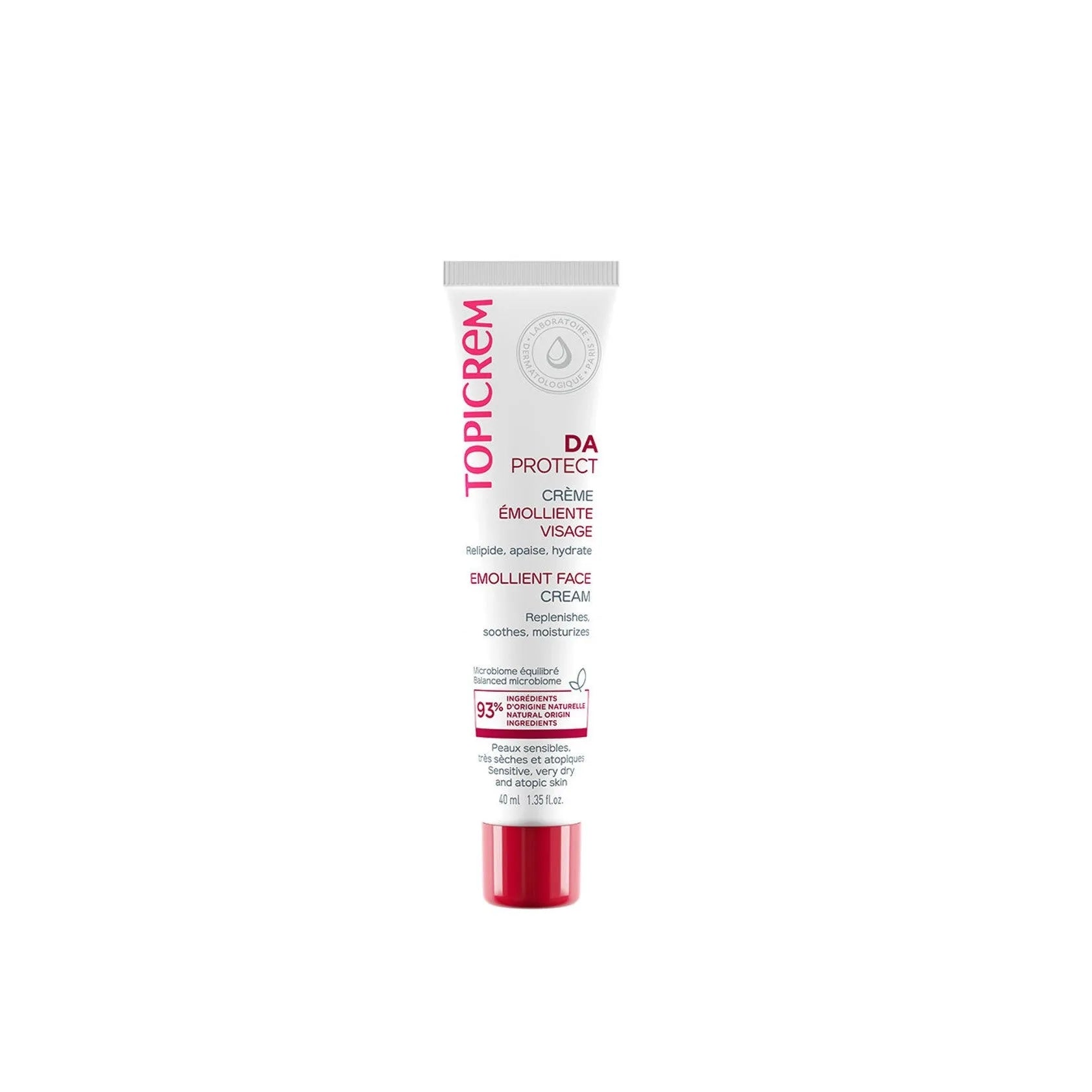Topicrem Da Emollient Face Cream 40ml