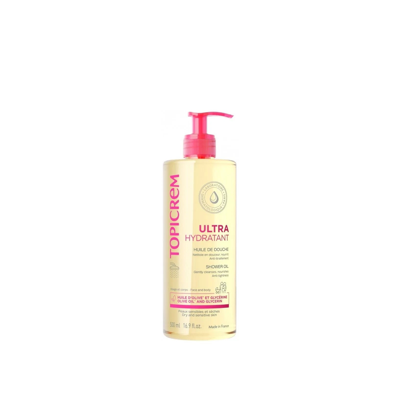 Topicrem Ultra-Hydrating Shower Oil 500 ml
