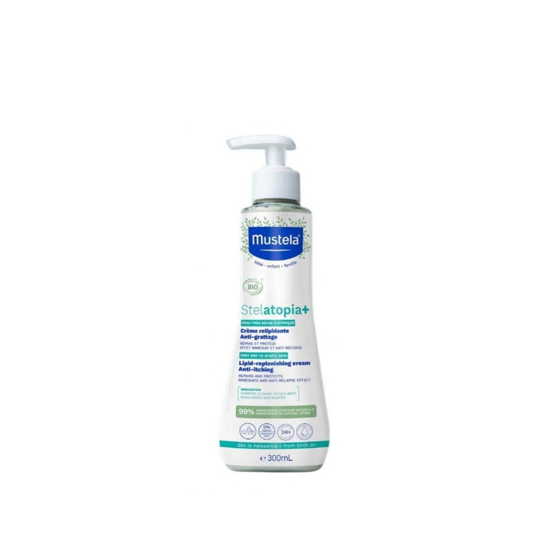 Mustela Stelatopia+ Lipid-Replenishing Cream Anti-Itching Organic 300ml