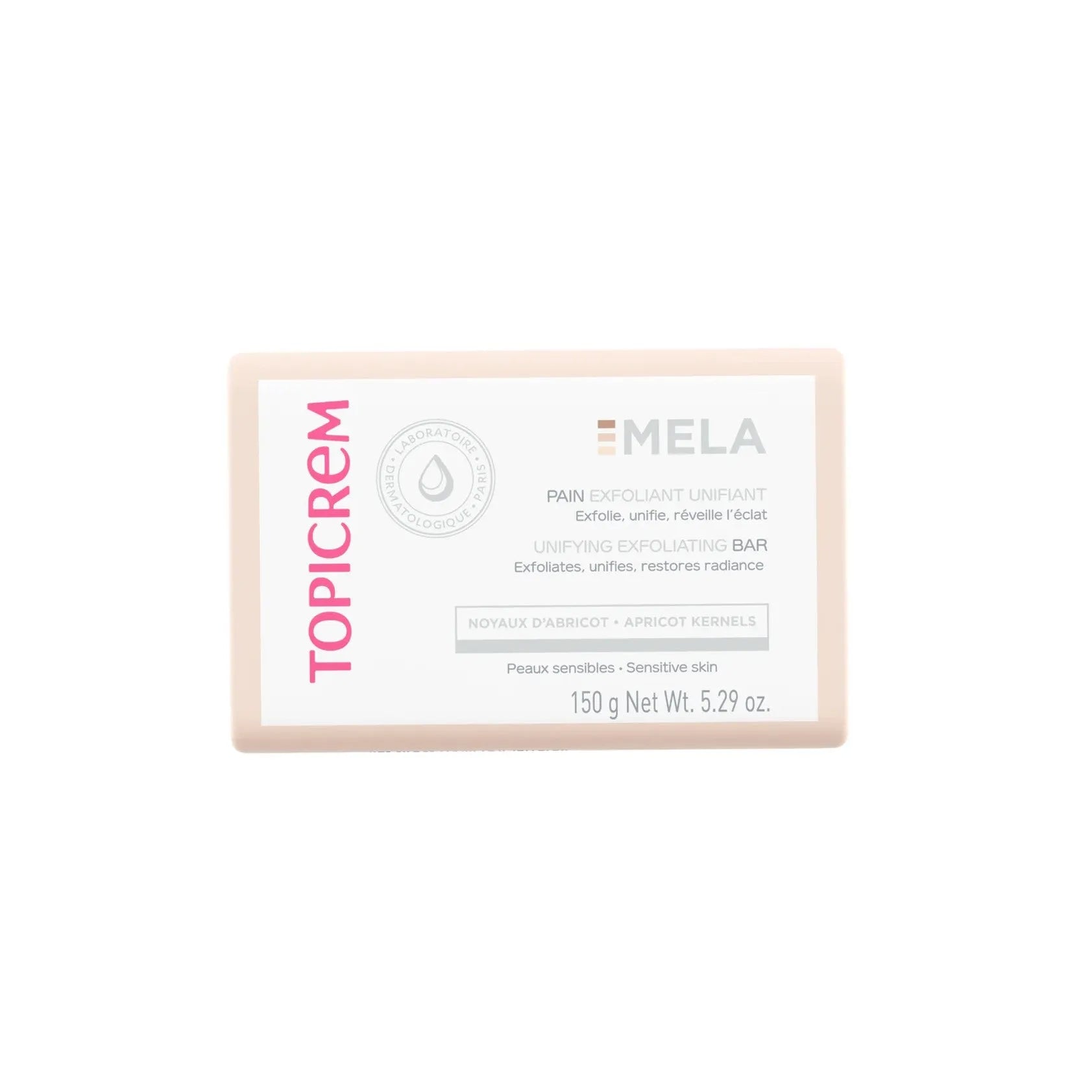 Topicrem MELA  Unifying Exfoliating Bar Face and Body 150g