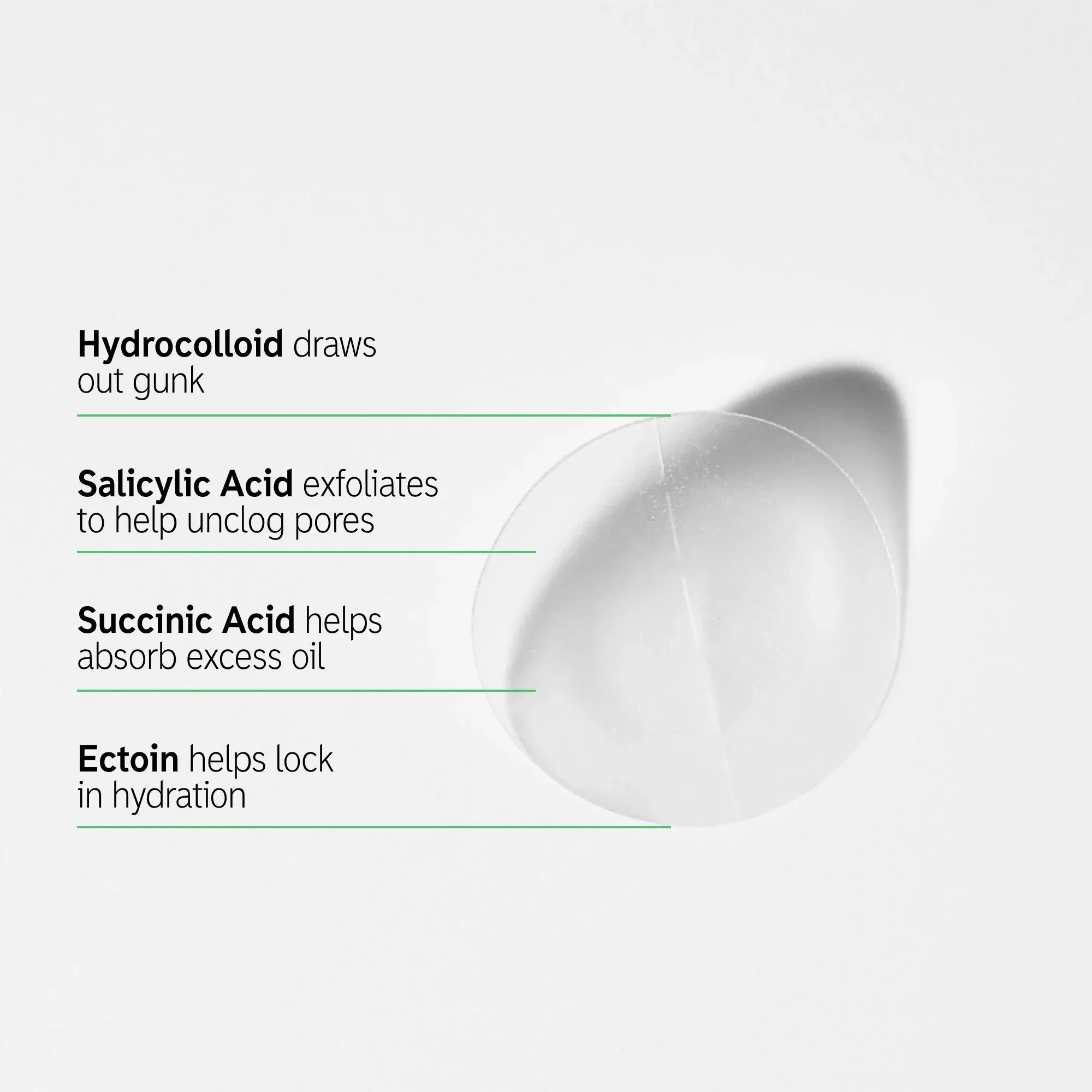 The INKEY List Hydrocolloid Invisible Pimple Patches