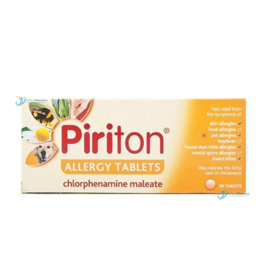 Piriton Allergy Tablets - 30 / 60 Pack