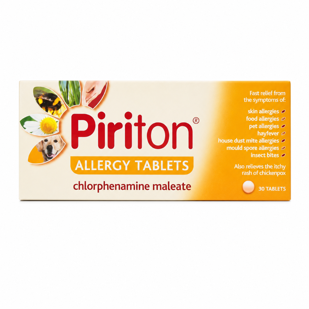 Piriton Allergy Tablets - 30 Pack
