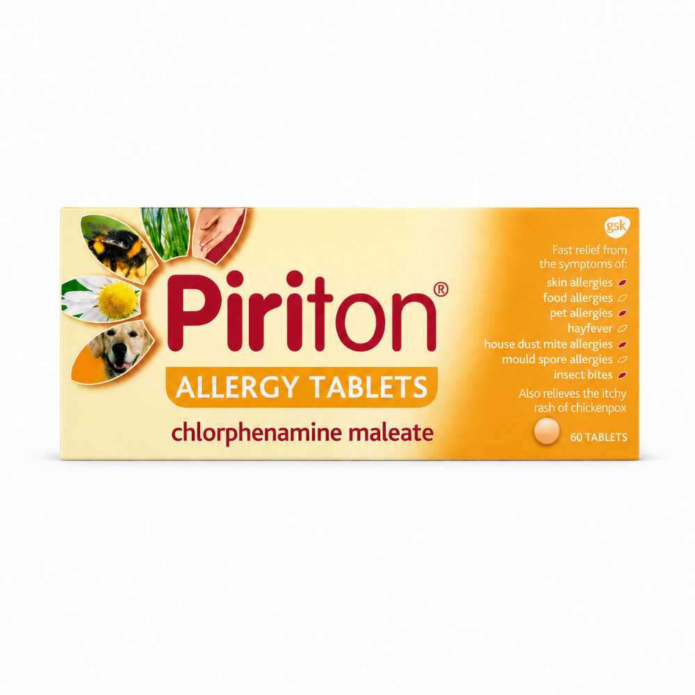 Piriton Allergy Tablets 60 Pack