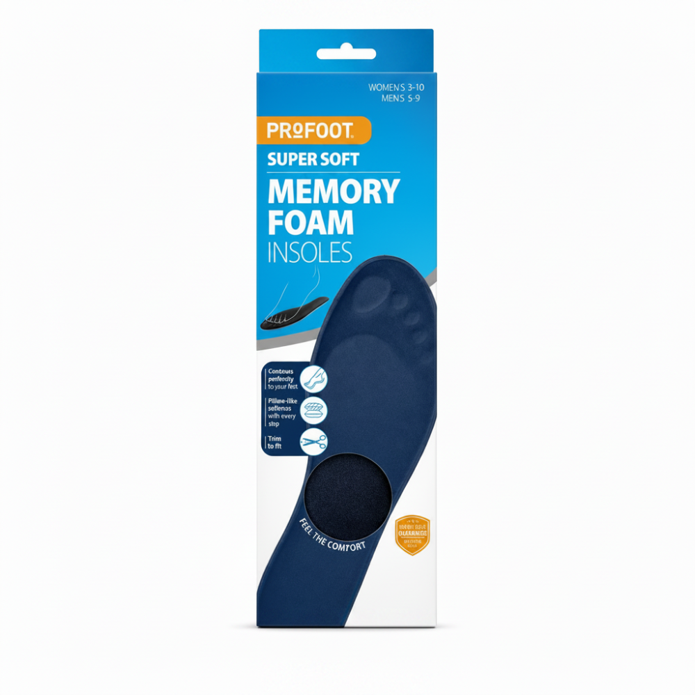 Profoot Super Soft Memory Foam Insoles