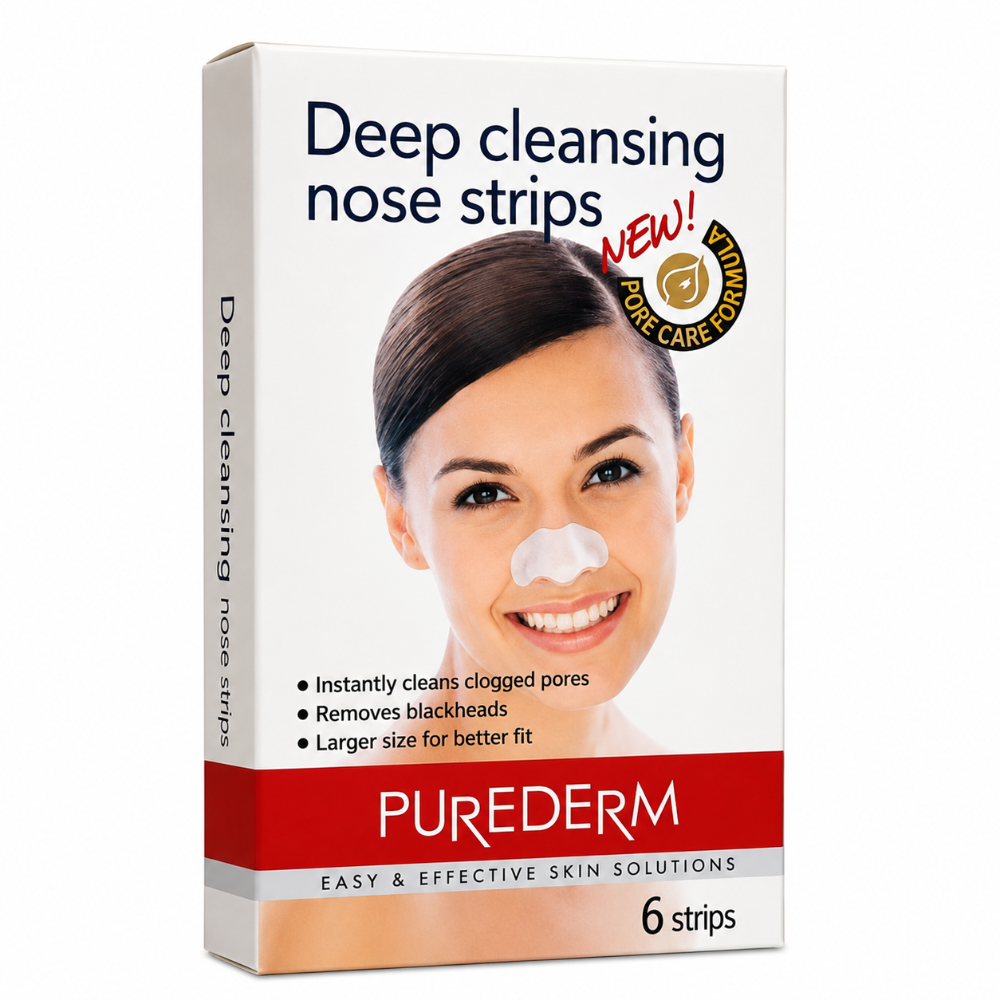 Purederm Deep Cleansing Nose Strips - 6 Patches