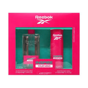 Reebok Inspire Your Mind Ladies 100ml 2pc Gift Set100ml Edt Spr, 150ml Deodorant Spr