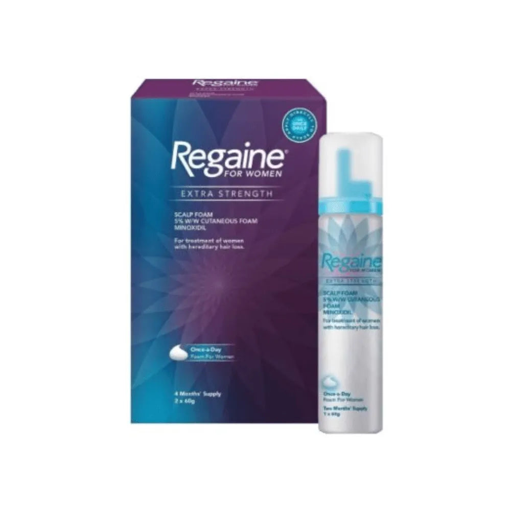Regaine 5% Foam For Women - 2 x 60g (4 Month Supply)