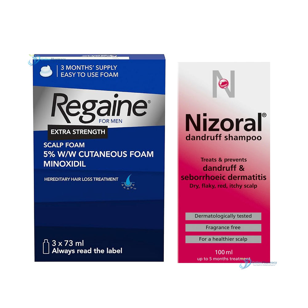 Regaine 5% Foam & Nizoral Ketoconazole Shampoo