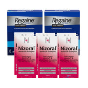 Regaine 5% Solution & Nizoral Shampoo ( 6 Months Supply)