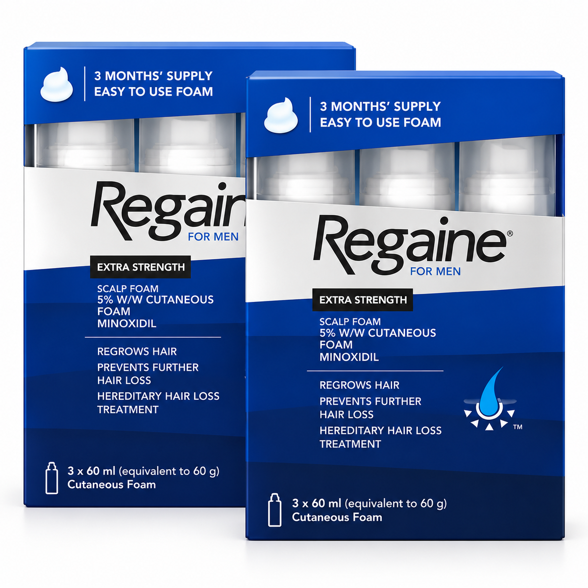 Regaine (minoxidil) 5% Foam For Men - 6 Month Supply