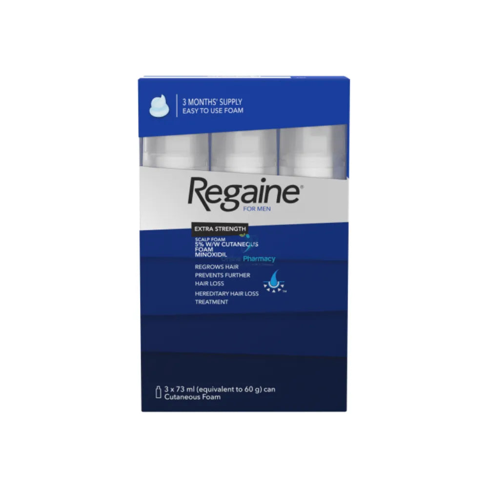 Regaine (minoxidil) 5% Foam For Men - 3 Month Supply