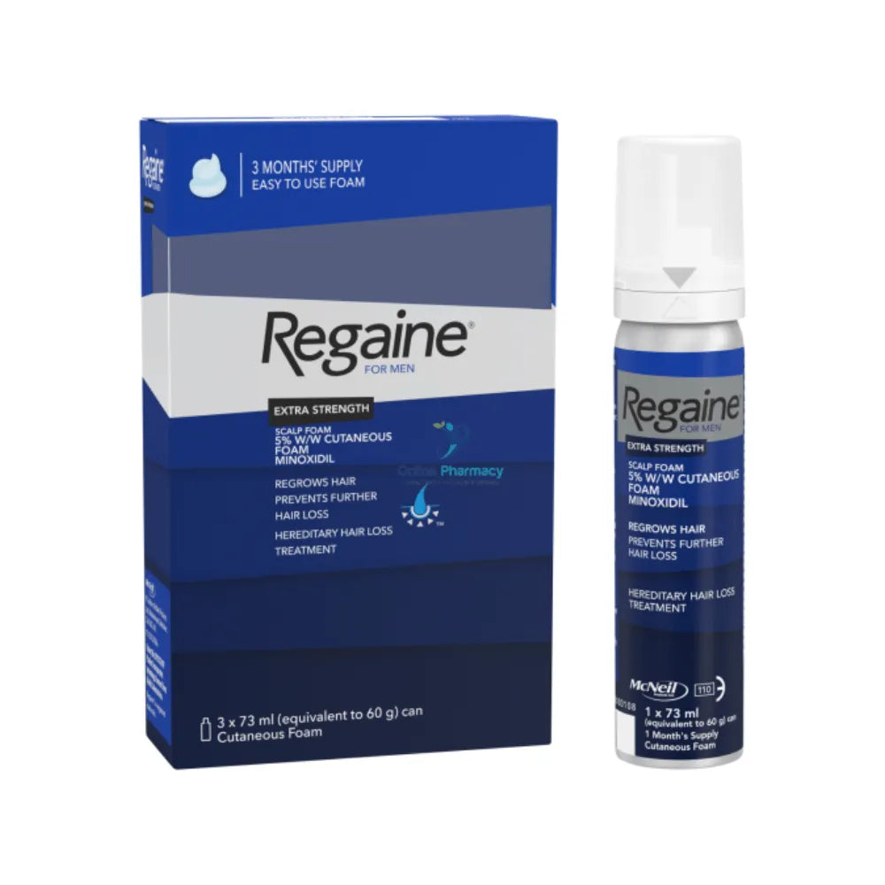 Regaine (minoxidil) 5% Foam For Men - 3 Month Supply