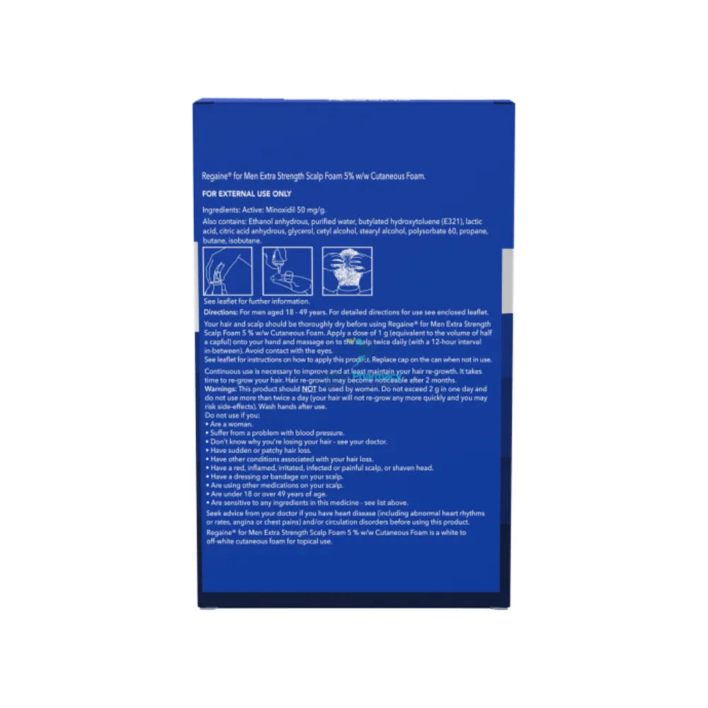 Regaine (minoxidil) 5% Foam For Men - 3 Month Supply