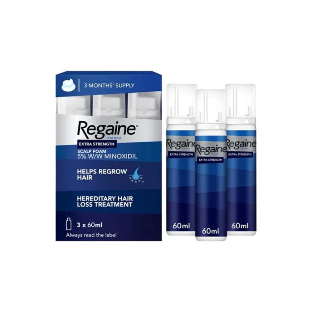 Regaine (minoxidil) 5% Foam For Men - 6 Month Supply