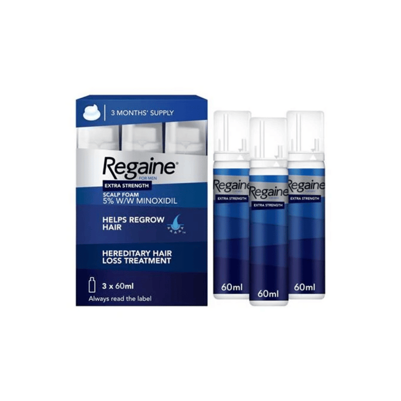 Regaine (minoxidil) 5% Foam For Men - 12 Month Supply