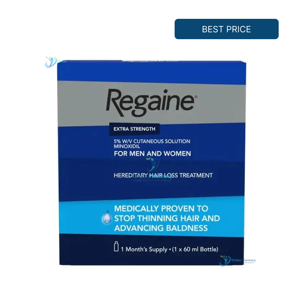 Regaine (minoxidil) 5% Solution For Men and Women (1 Month Supply) - 60ml