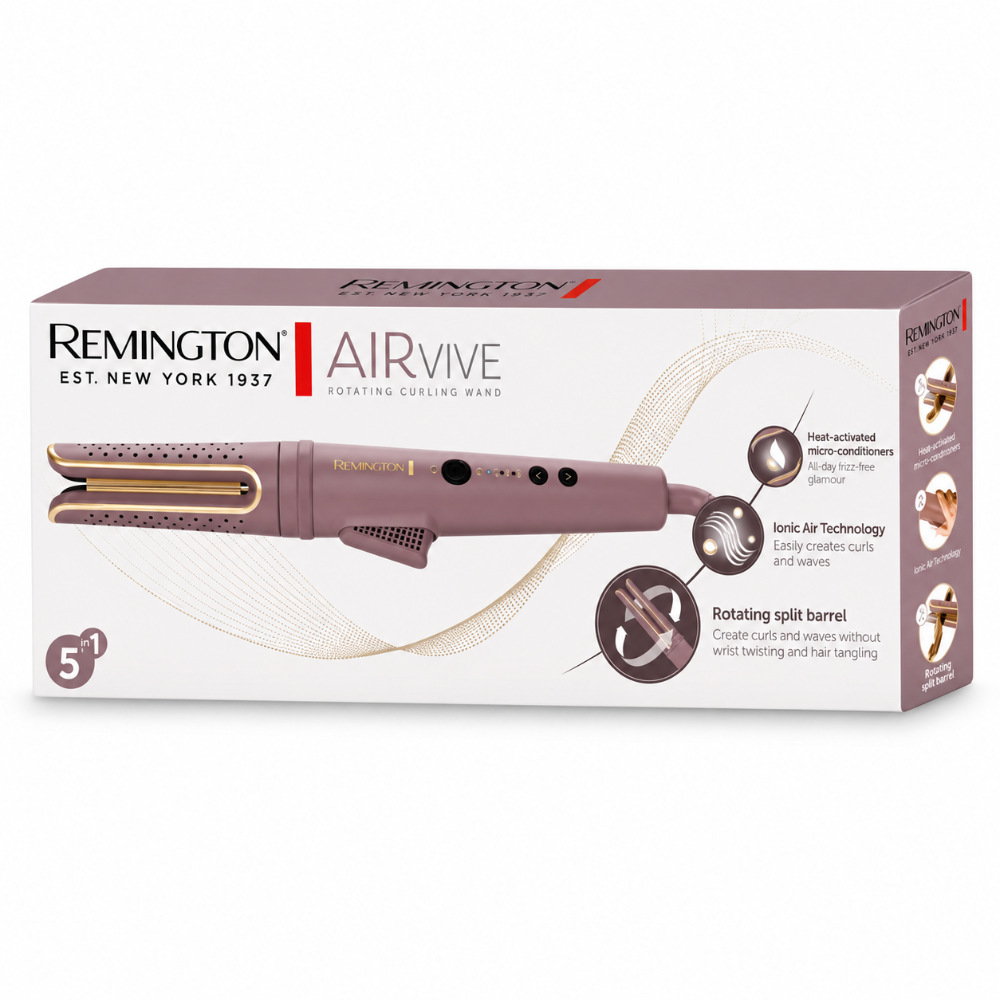 Remington Airvive Rotating Curling Wand