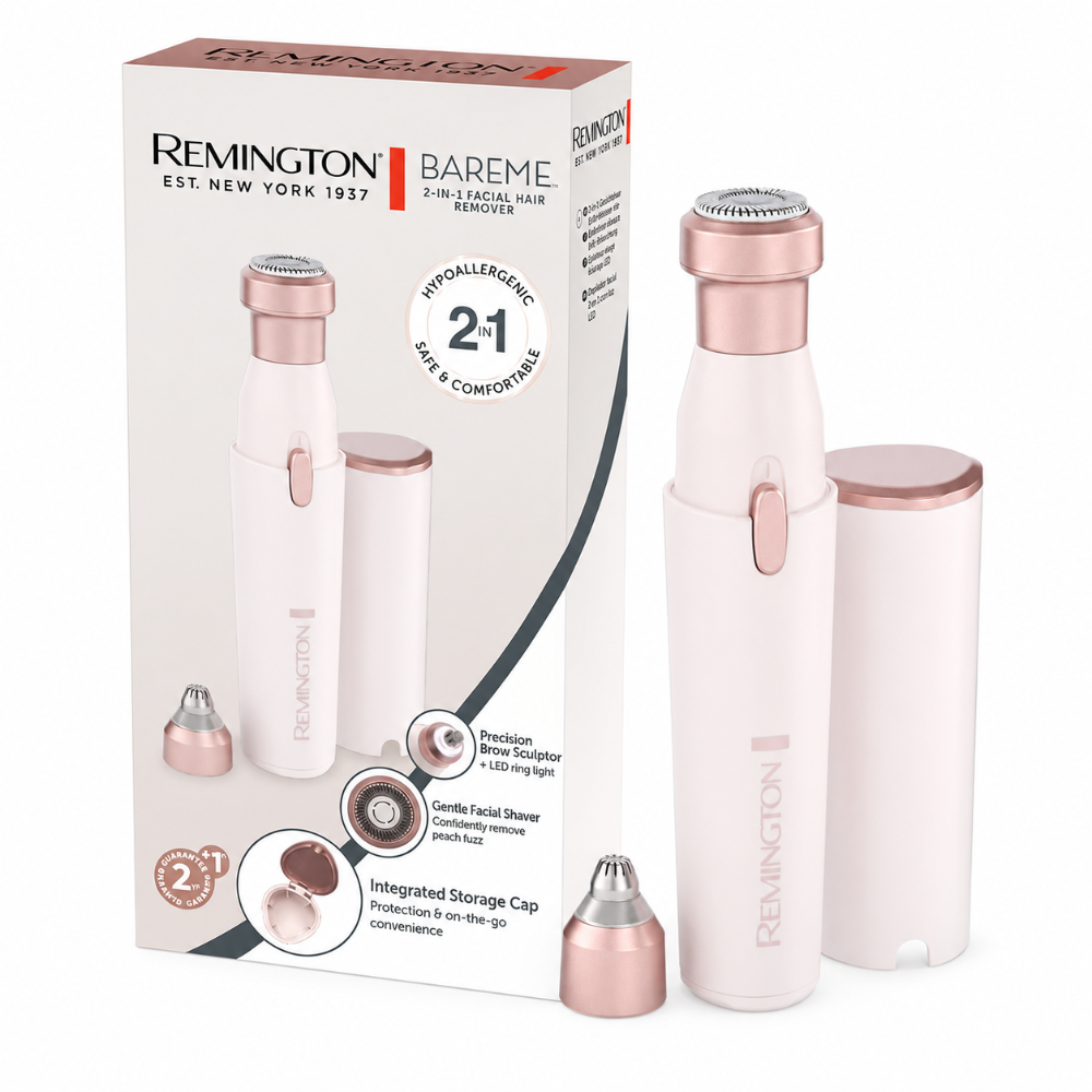 Remington BareMe 2-1 Facial Hair Remover
