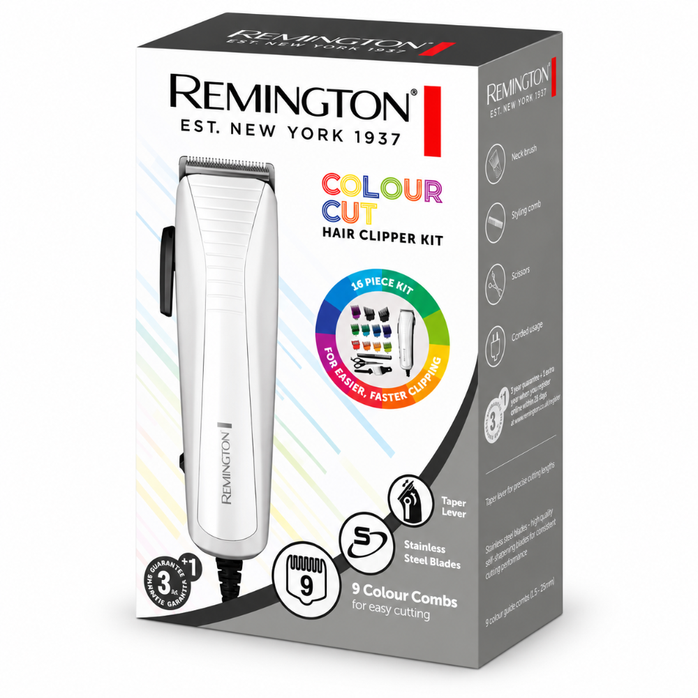 Remington Colour Cut Hair Clipper Kit