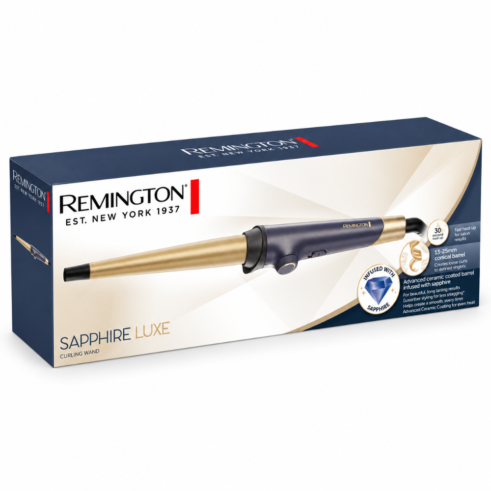 Remington Sapphire Luxe Curling Wand