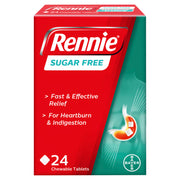 Rennie Sugarfree Tablet - 24 Pack