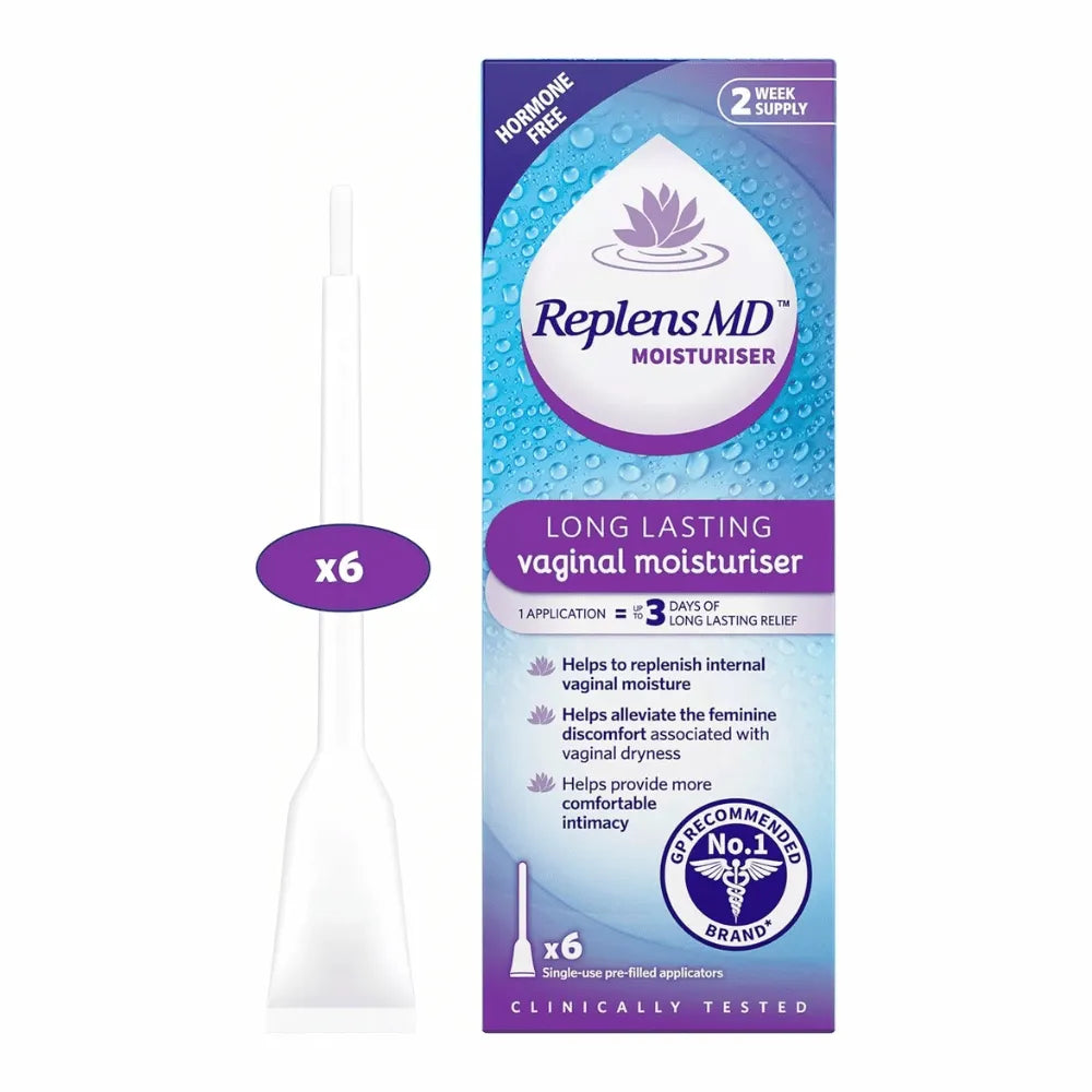 Replens Vaginal Moisturiser Applicator Pack - 6 Tubes