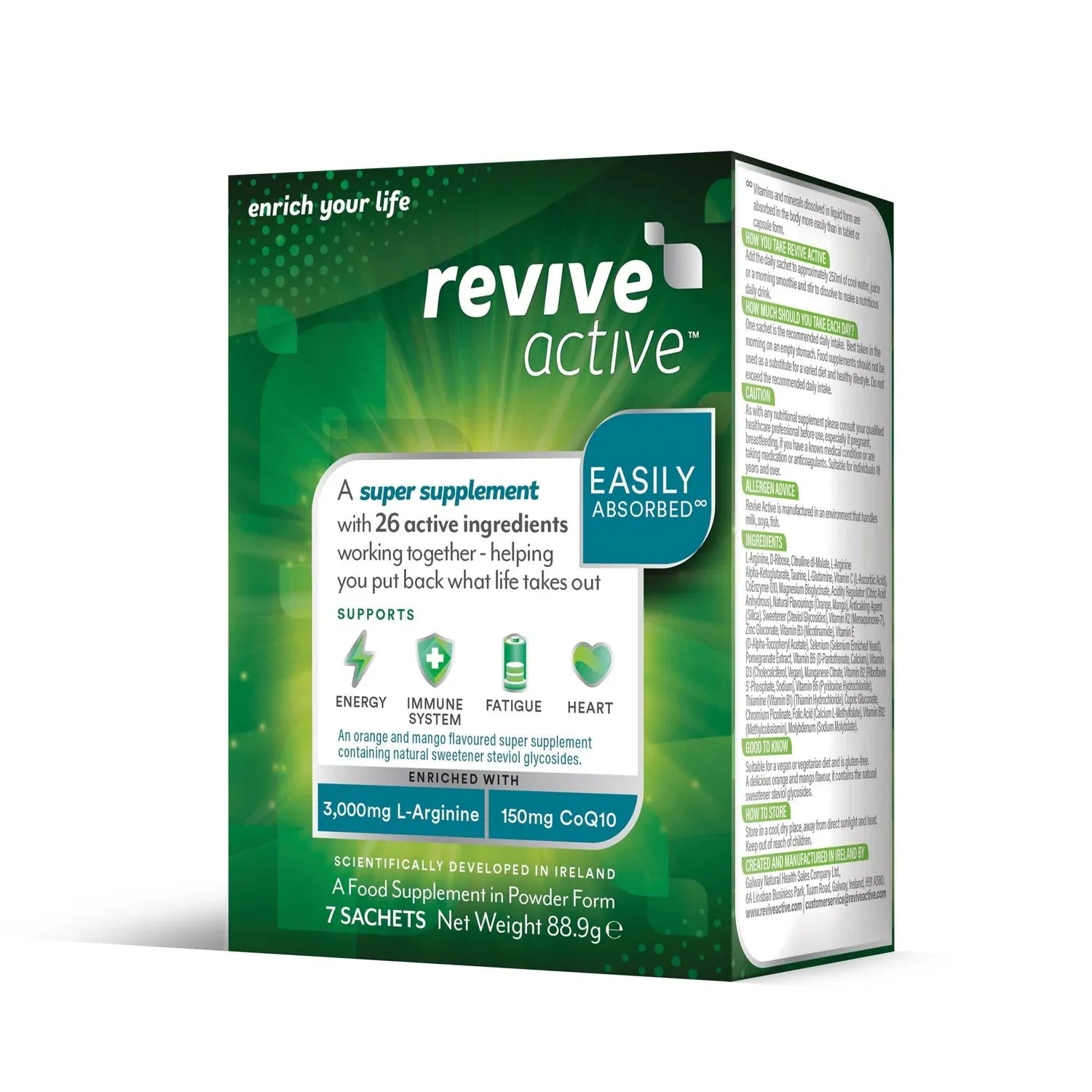 Revive Active Original Orange & Mango Sachets - 7 Pack