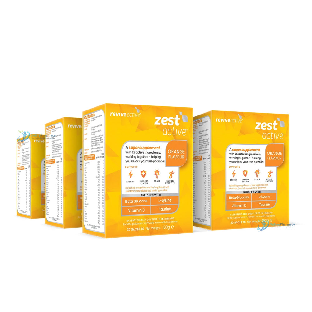 Revive Active Zest Active Food Supplement - 6 Months Supply (180 Sachets)