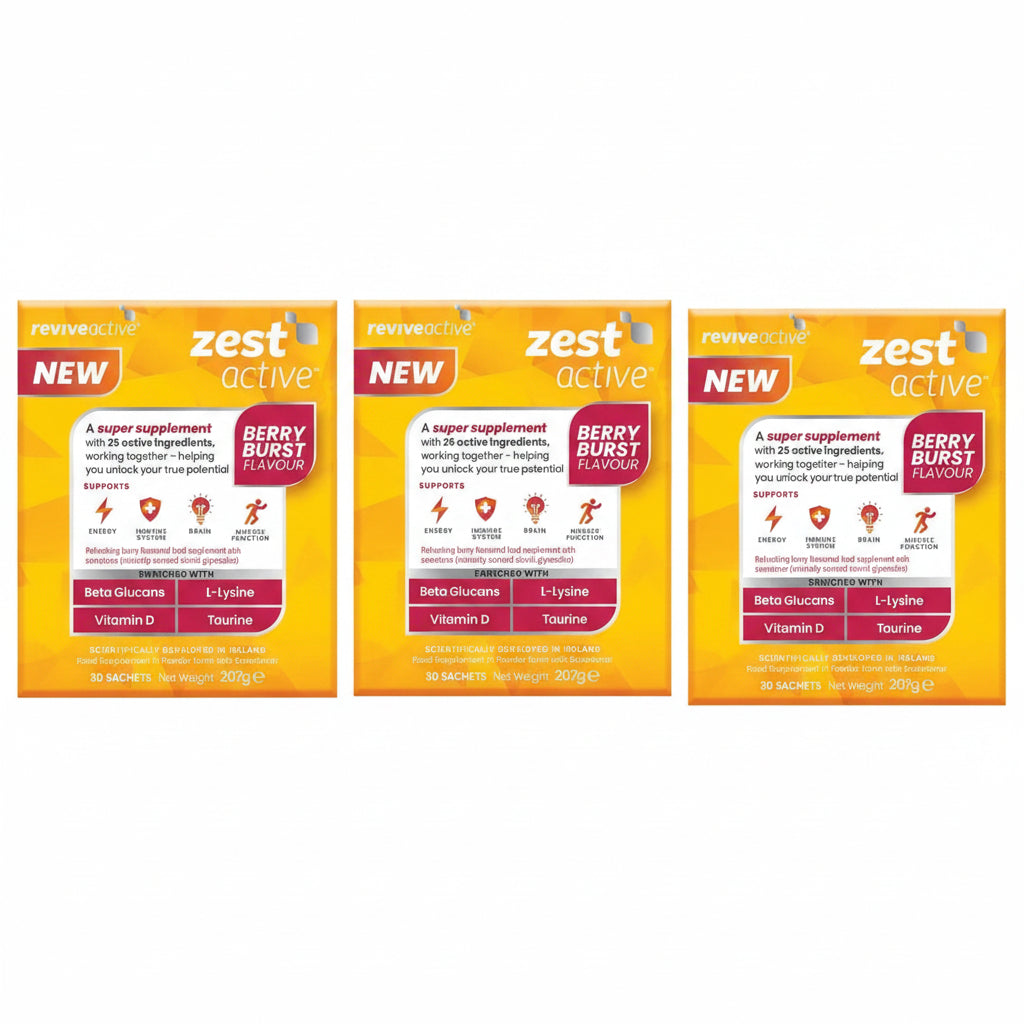 Revive Active Zest Berry Burst Active Food Supplement - 3 Months Supply