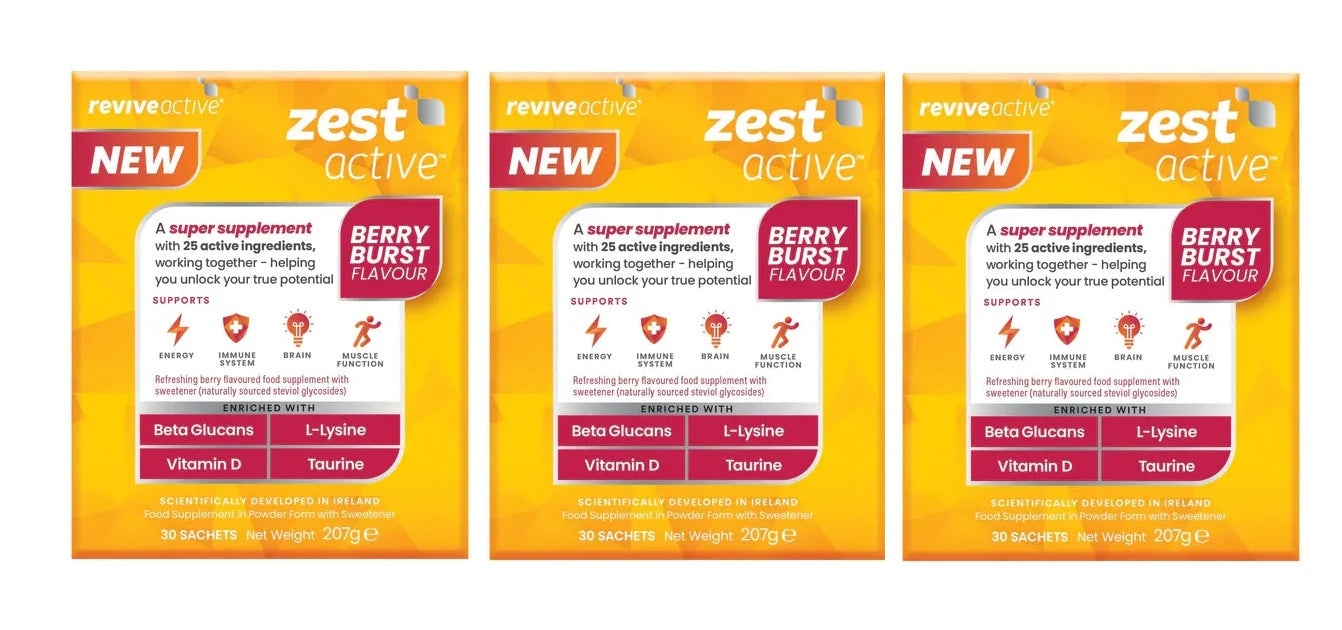Revive Active Zest Berry Burst Active Food Supplement - 3 Months Supply