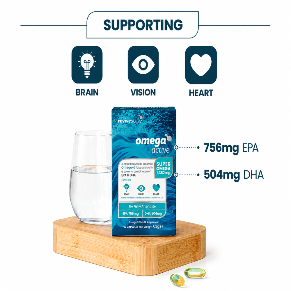 Revive Active Omega Active 3 Month Supply - 3 x 60 Capsules