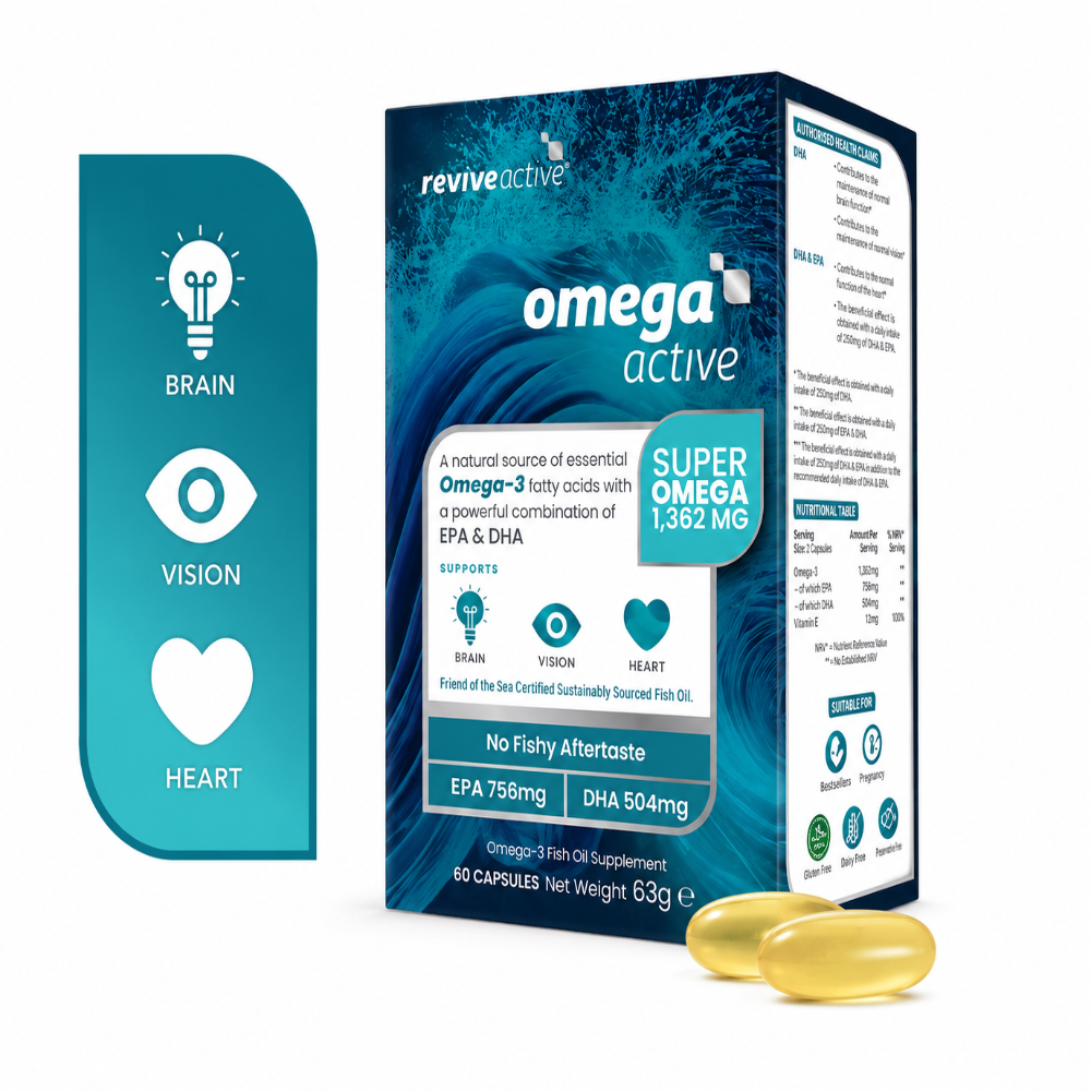 Revive Active Omega Active 3 Month Supply - 3 x 60 Capsules