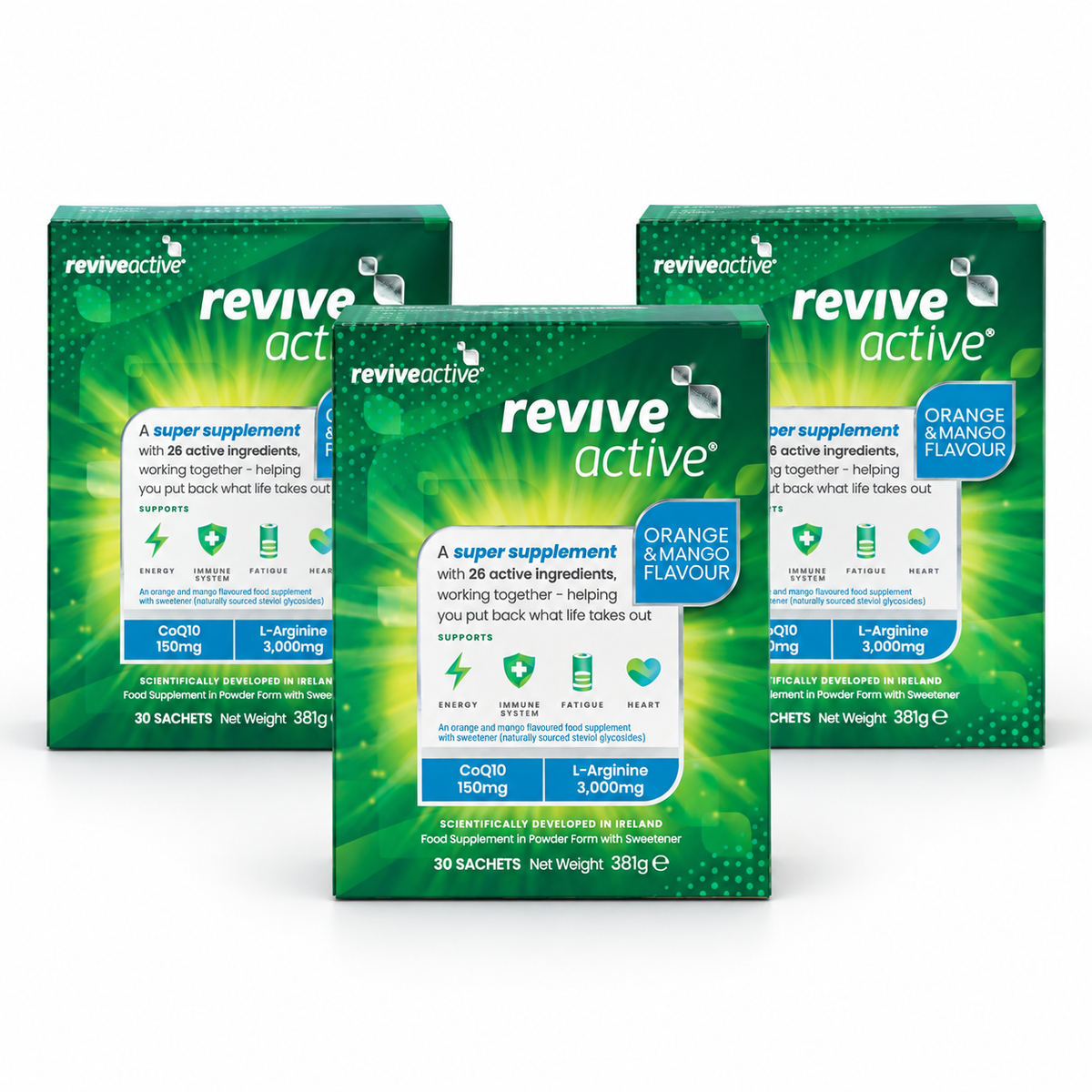 Revive Active Original Orange & Mango Sachets - 3 Months Supply (90 Sachets)